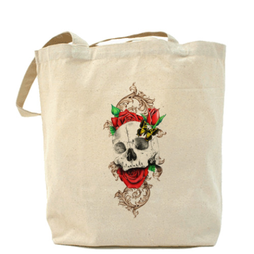 Сумка шоппер Skull&Roses Холщовая сумка