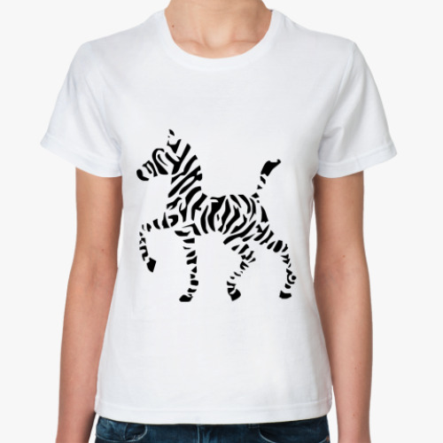 Классическая футболка зебра