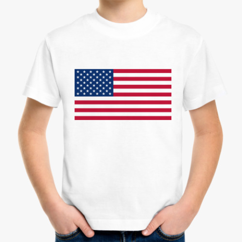 Детская футболка  Флаг США