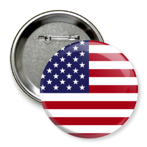 Значок 75мм США, USA, Америка