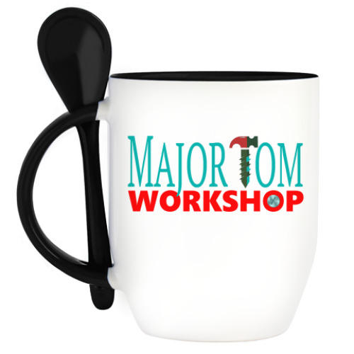 Кружка с ложкой Major Tom Workshop