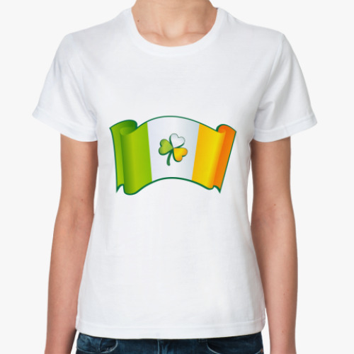 Классическая футболка Ирландский флаг