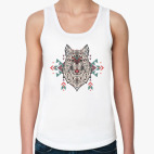 Тотем волк. Ацтекский узор