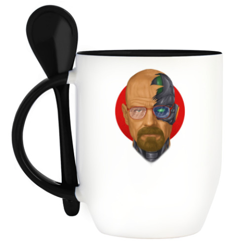 Кружка с ложкой Breaking Bad