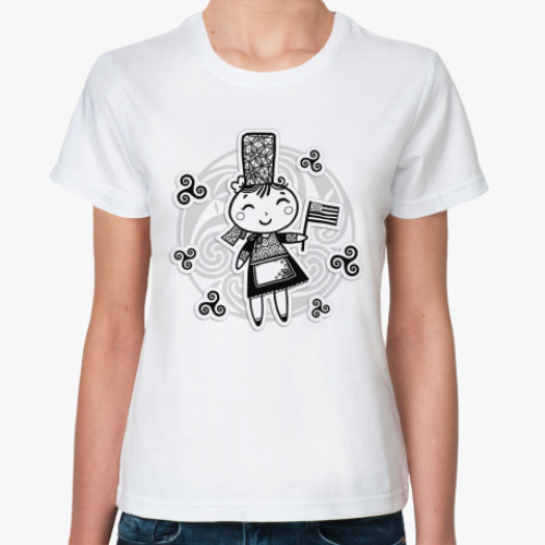 Классическая футболка Breton girl