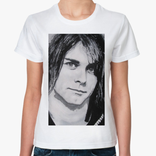 Классическая футболка Kurt Cobain