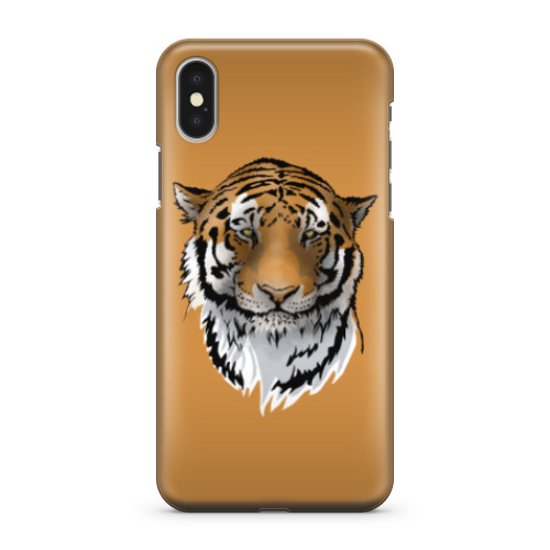 Чехол для iPhone X Тигр