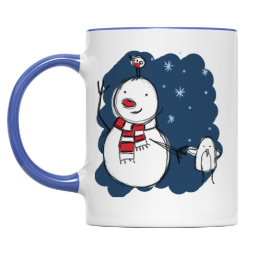 Кружка Снеговик