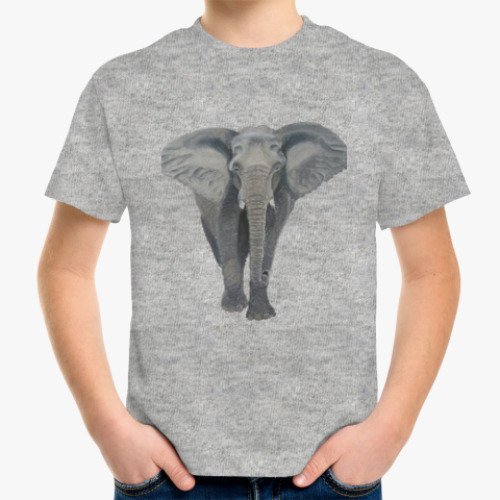 Детская футболка слон