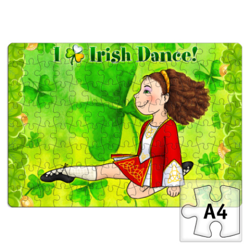 Пазл  I love Irish dance