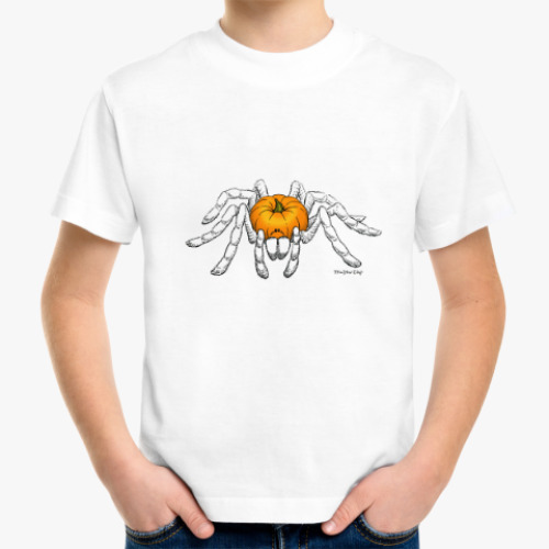 Детская футболка Тыква-паук