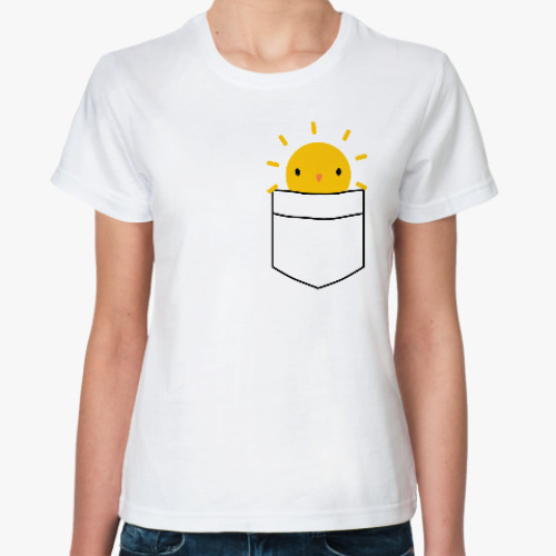 Классическая футболка Солнышко в кармане