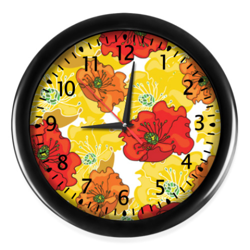 Настенные часы Марципановые цветы