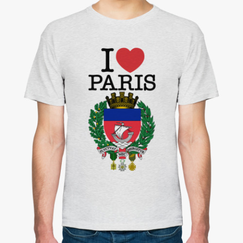 Футболка I love Paris