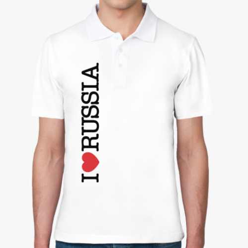 Рубашка поло I LOVE RUSSIA