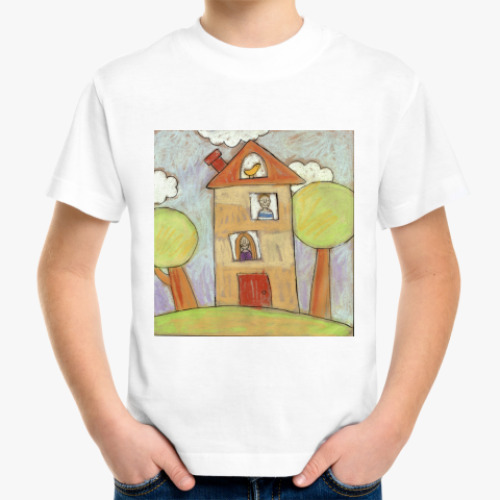 Детская футболка Весёлый домик.