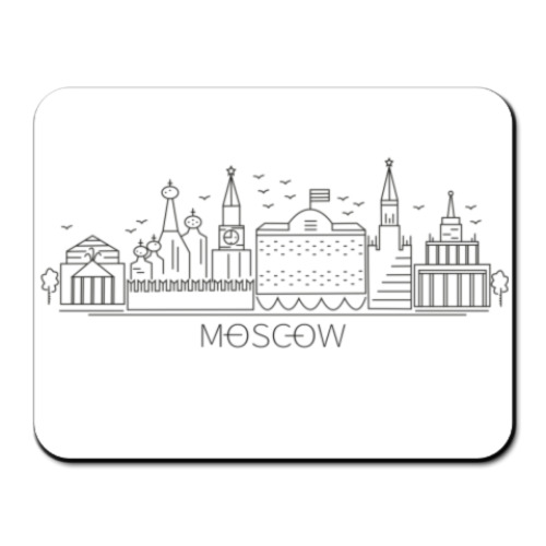 Коврик для мыши Москва