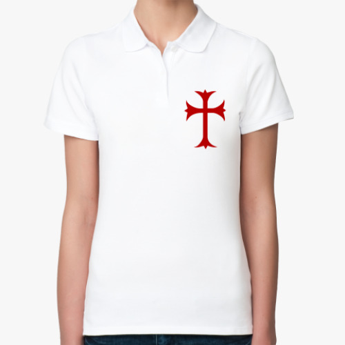 Женская рубашка поло Крест