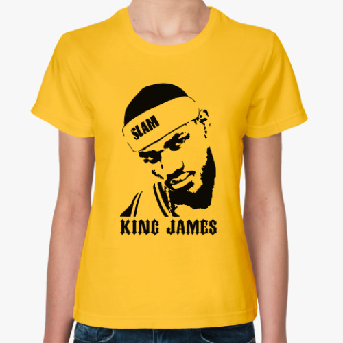 Женская футболка King James