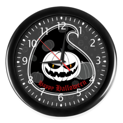 Настенные часы Happy Halloween