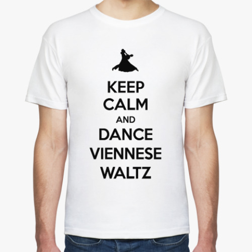 Футболка Keep Calm And Dance Viennese Waltz