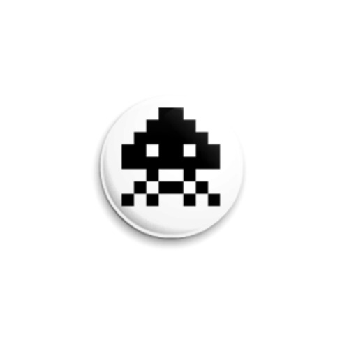 Значок 25мм Space Invader