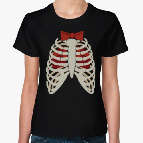 Женская футболка thorax with bowtie