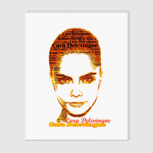 Холст Cara Delevingne/Кара Делевинь