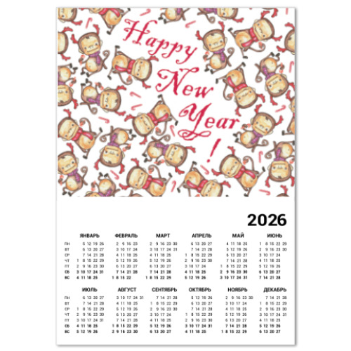 Календарь Happy New Year