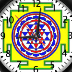 Шри Янтра символ мандала геометрия узор