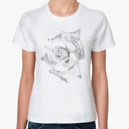 Классическая футболка Роза