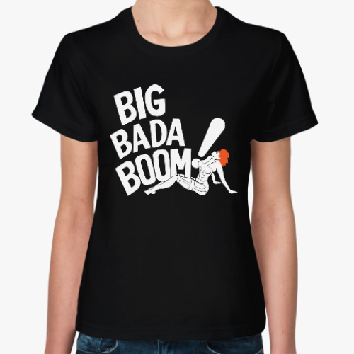 Женская футболка Бада Бум