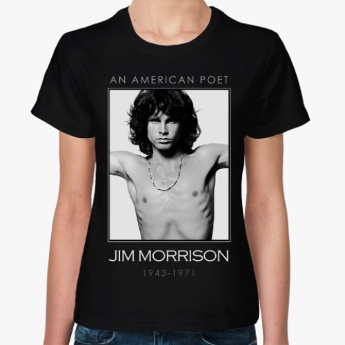 Женская футболка Джим Моррисон