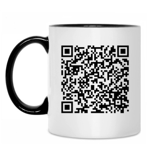 Кружка QR код Я пью чай