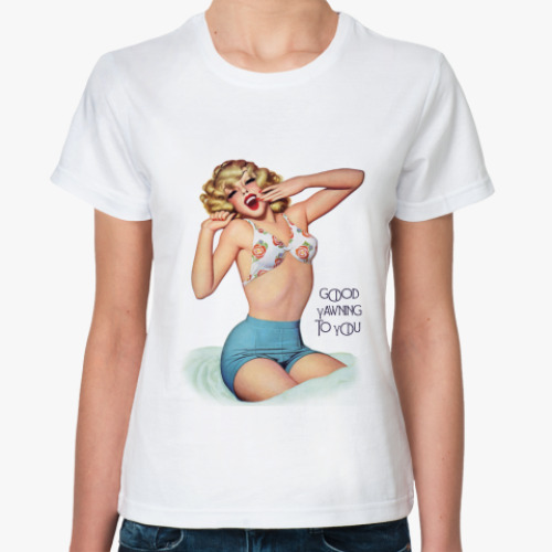 Классическая футболка Pin-Up Girl