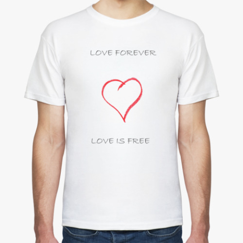 Футболка Love forever - love is free