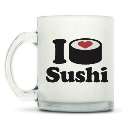 Кружка матовая Love Sushi