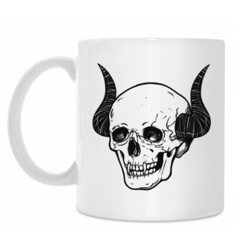Кружка Skull with horns