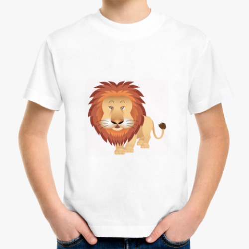 Детская футболка Лев