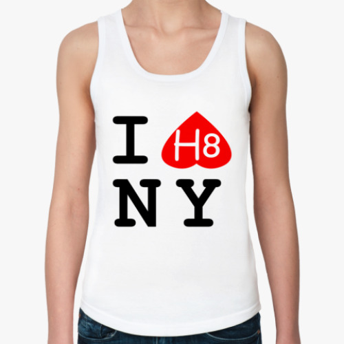 Женская майка 'I HATE NY!'
