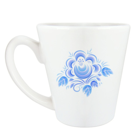 Chashka Latte Cvetok Gzhel Kupit Na Printdirect Ru 8293132 324