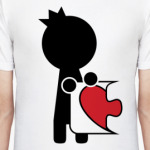 Парная футболка для влюблённых