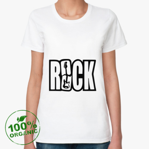 Женская футболка из органик-хлопка Рок
