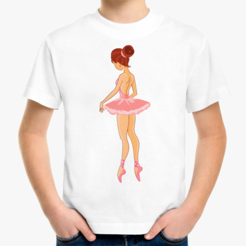 Детская футболка Балерина