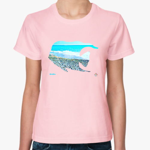 Женская футболка Черноморская рыбка