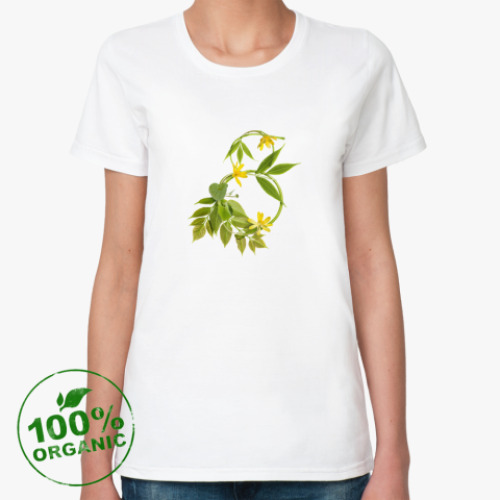 Женская футболка из органик-хлопка 8 марта