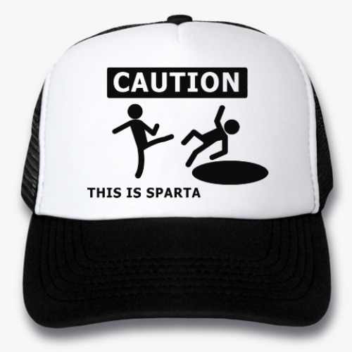 Кепка-тракер Caution: this is Sparta