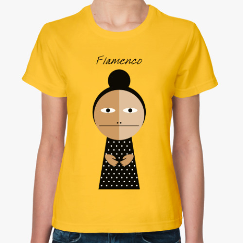 Женская футболка Flamenco