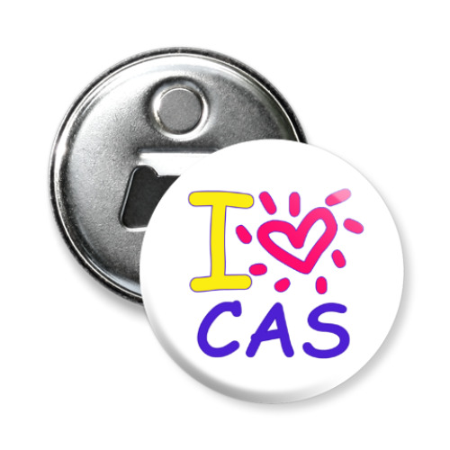 Магнит-открывашка Supernatural - I love Cas