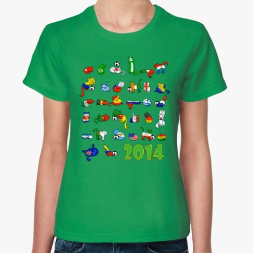 Женская футболка FIFA 2014